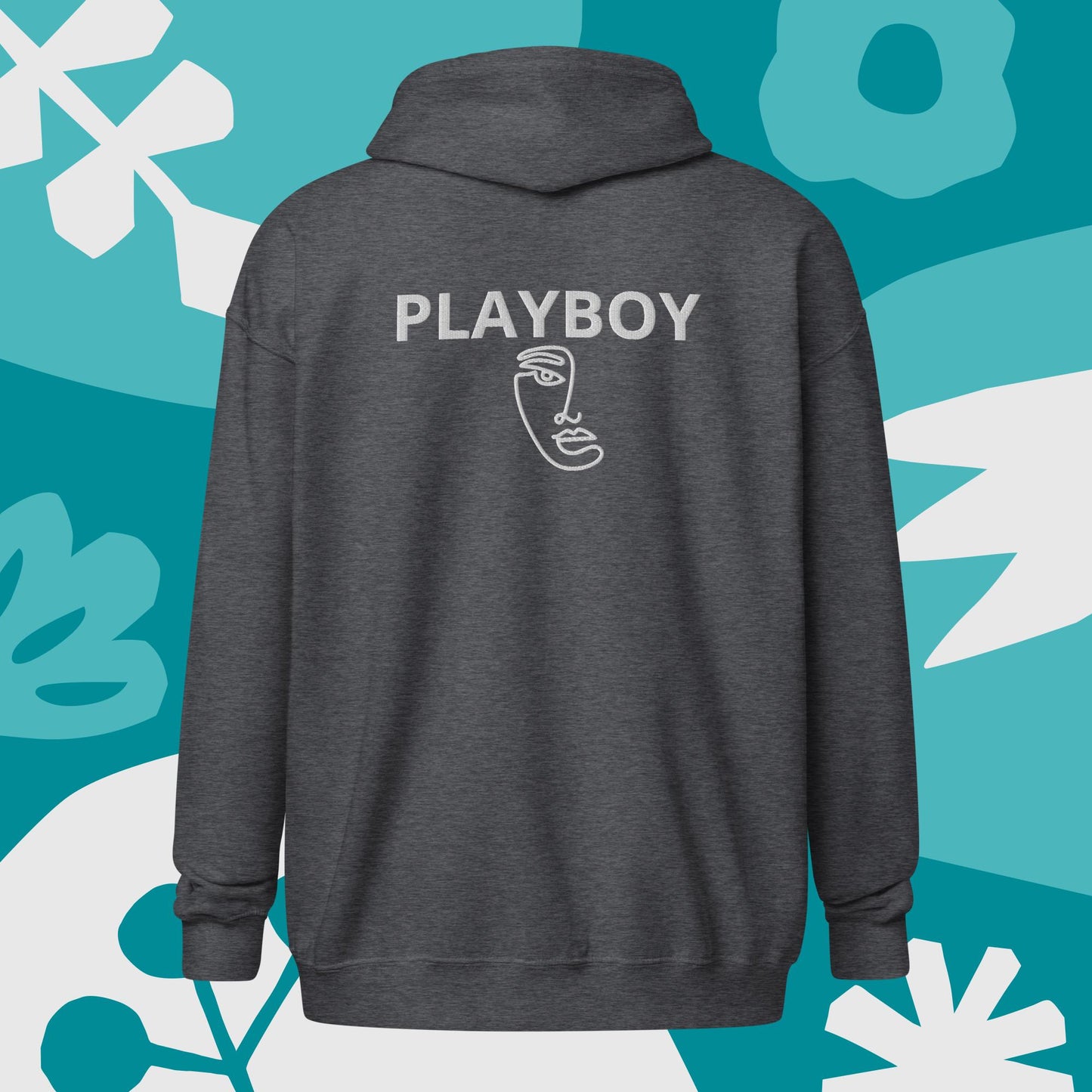 Unisex PLAYBOY Heavy Blend Zip Hoodie