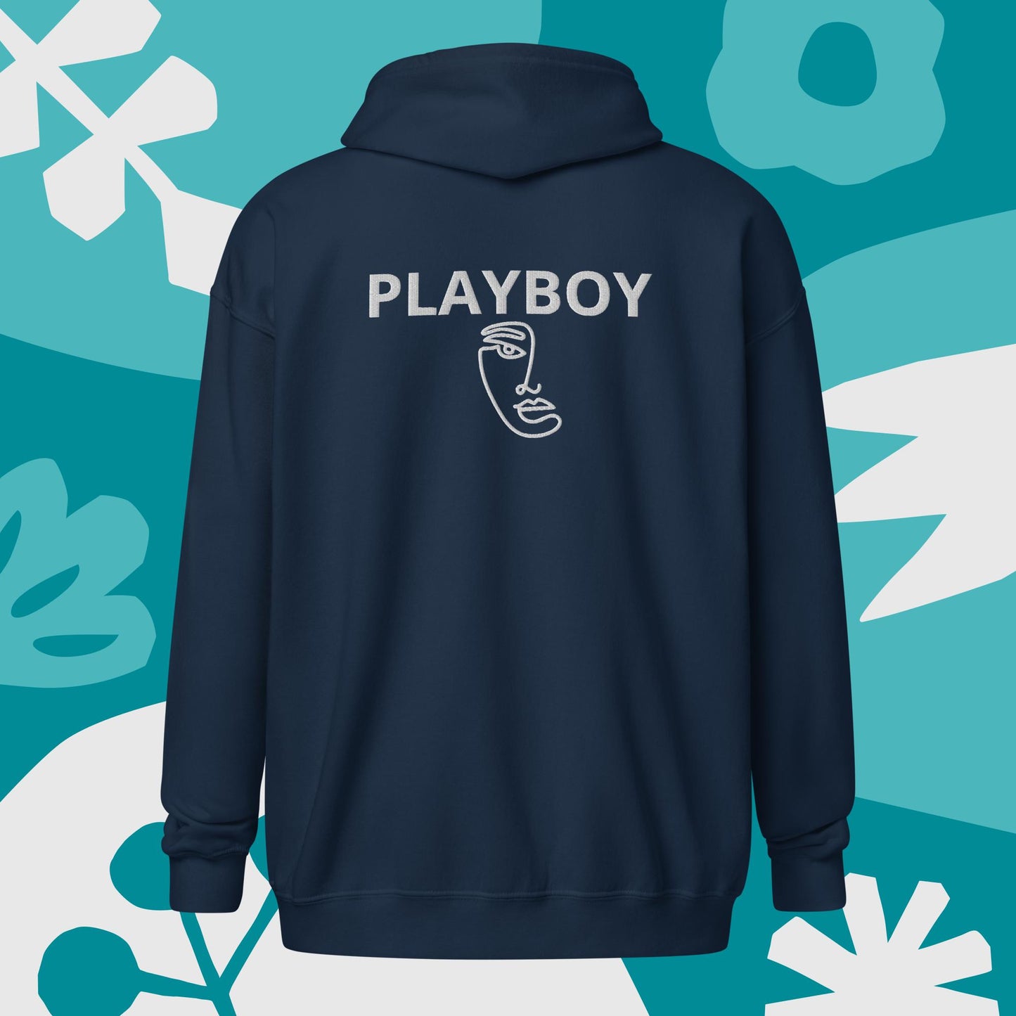 Unisex PLAYBOY Heavy Blend Zip Hoodie