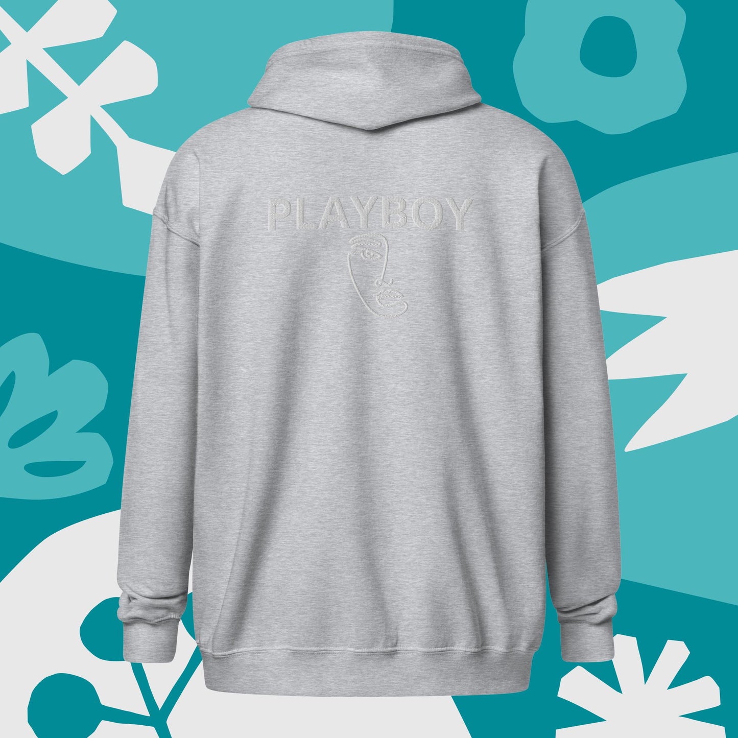 Unisex PLAYBOY Heavy Blend Zip Hoodie