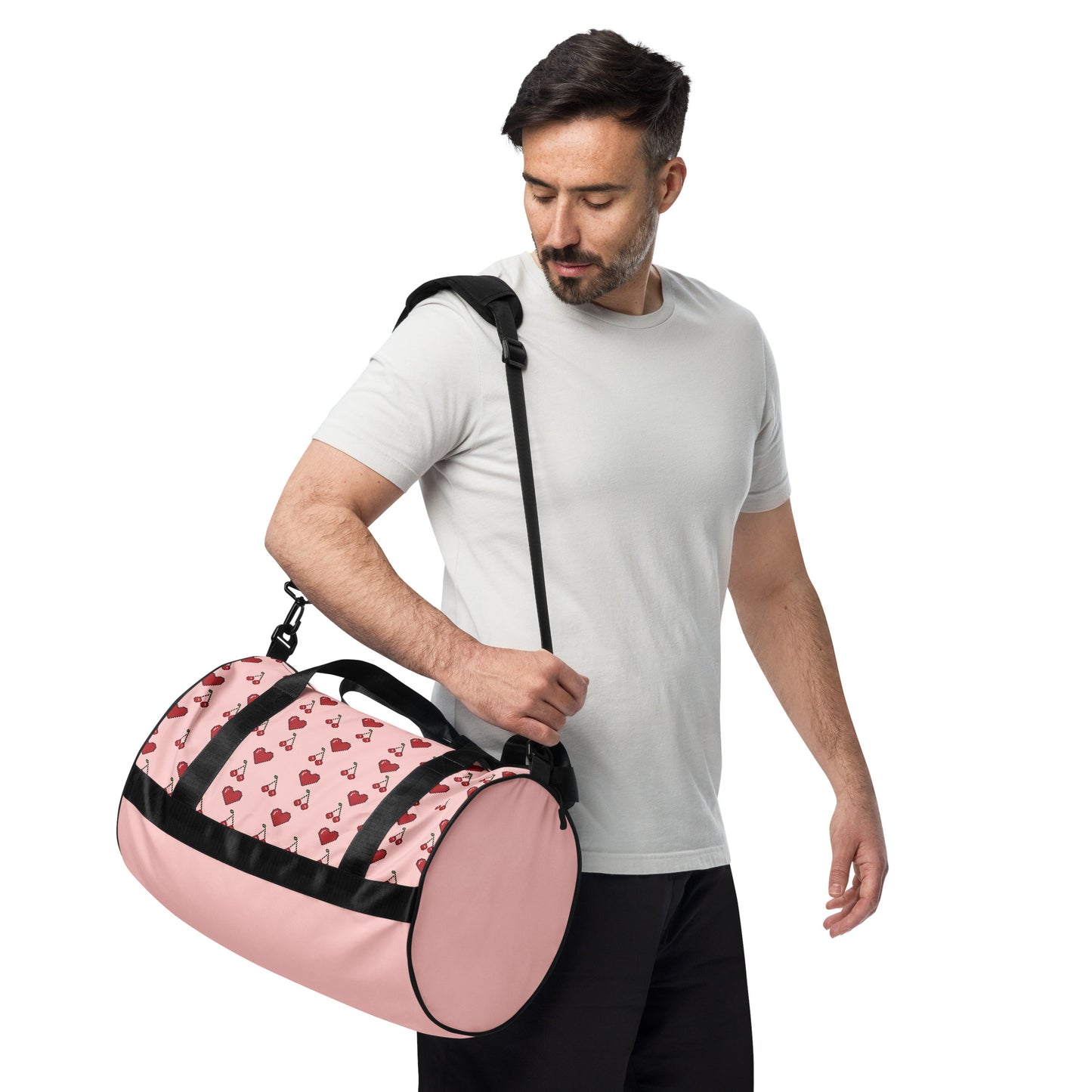 Cherry Print Travel Bag
