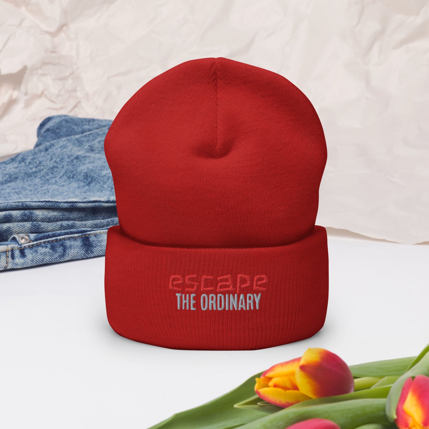 Escape The Ordinary Cuffed Beanie