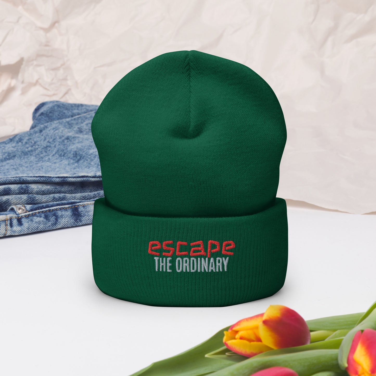 Escape The Ordinary Cuffed Beanie