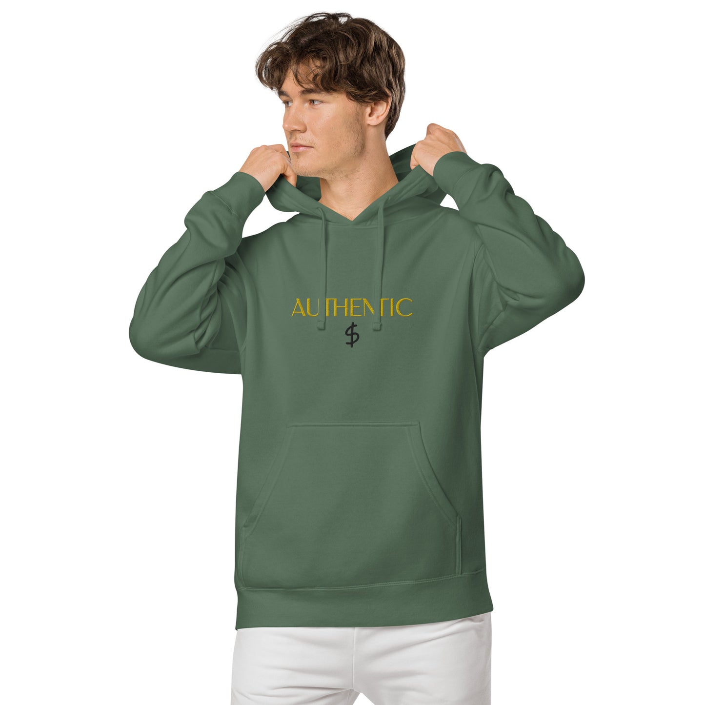 Authentic Unisex Pigment-Dyed Hoodie