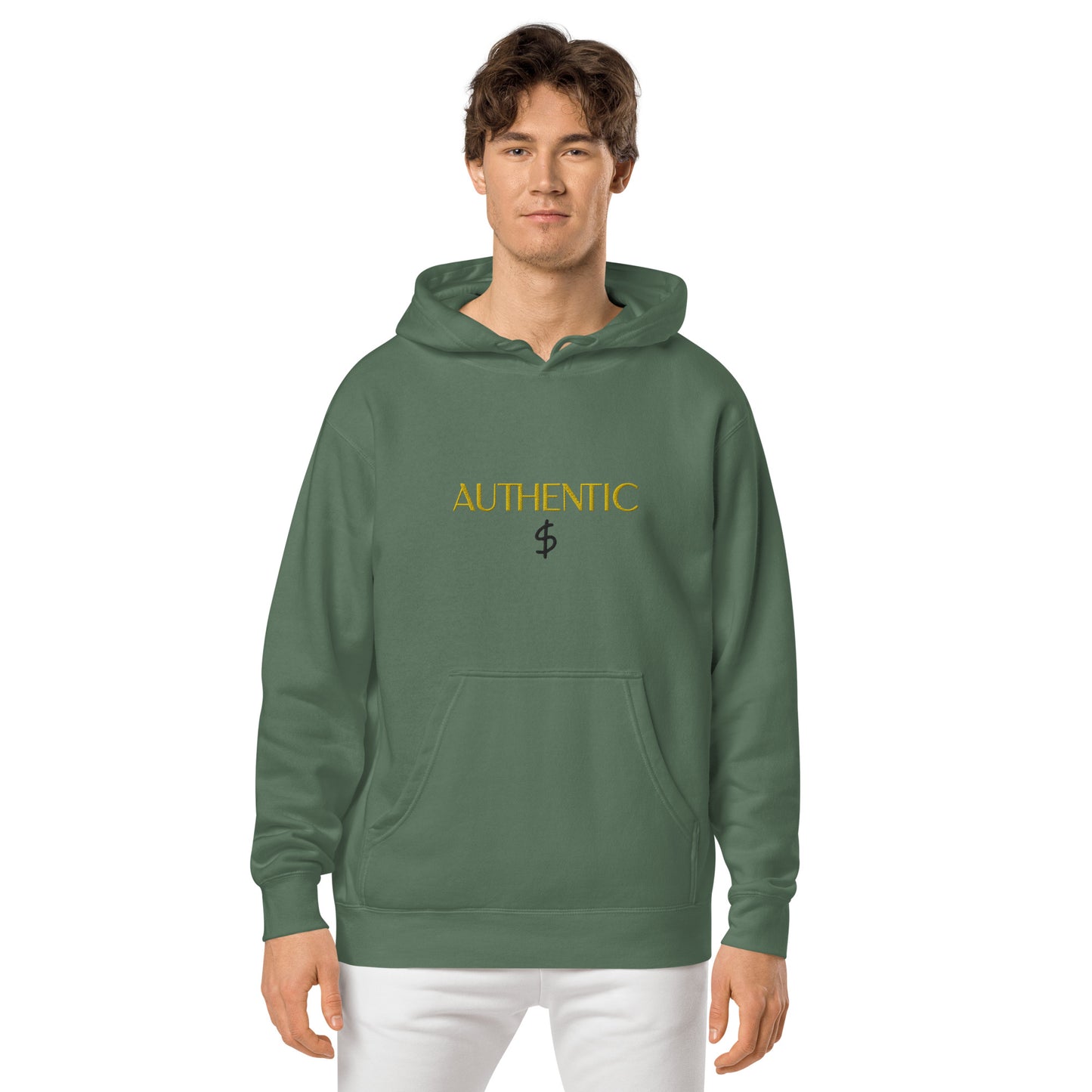 Authentic Unisex Pigment-Dyed Hoodie