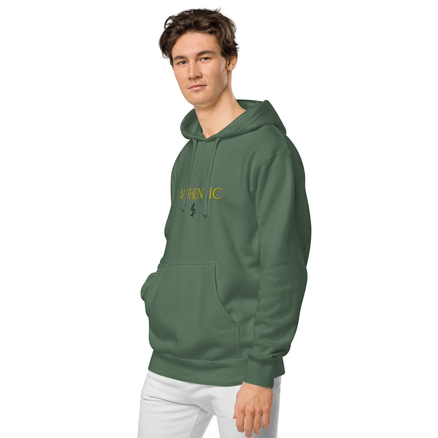 Authentic Unisex Pigment-Dyed Hoodie