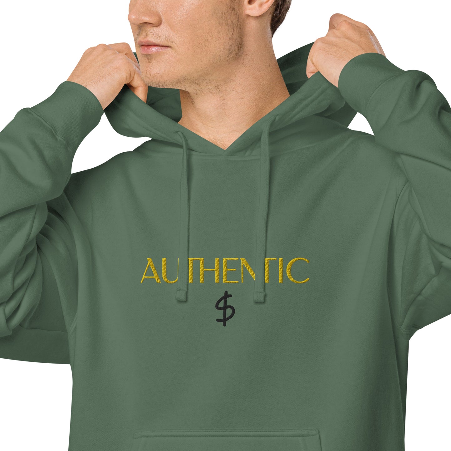 Authentic Unisex Pigment-Dyed Hoodie