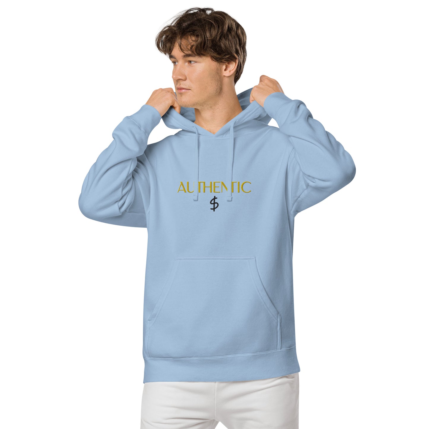 Authentic Unisex Pigment-Dyed Hoodie
