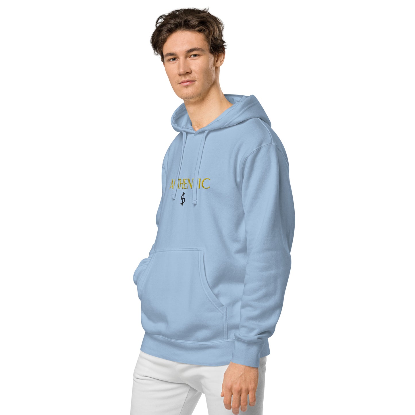 Authentic Unisex Pigment-Dyed Hoodie