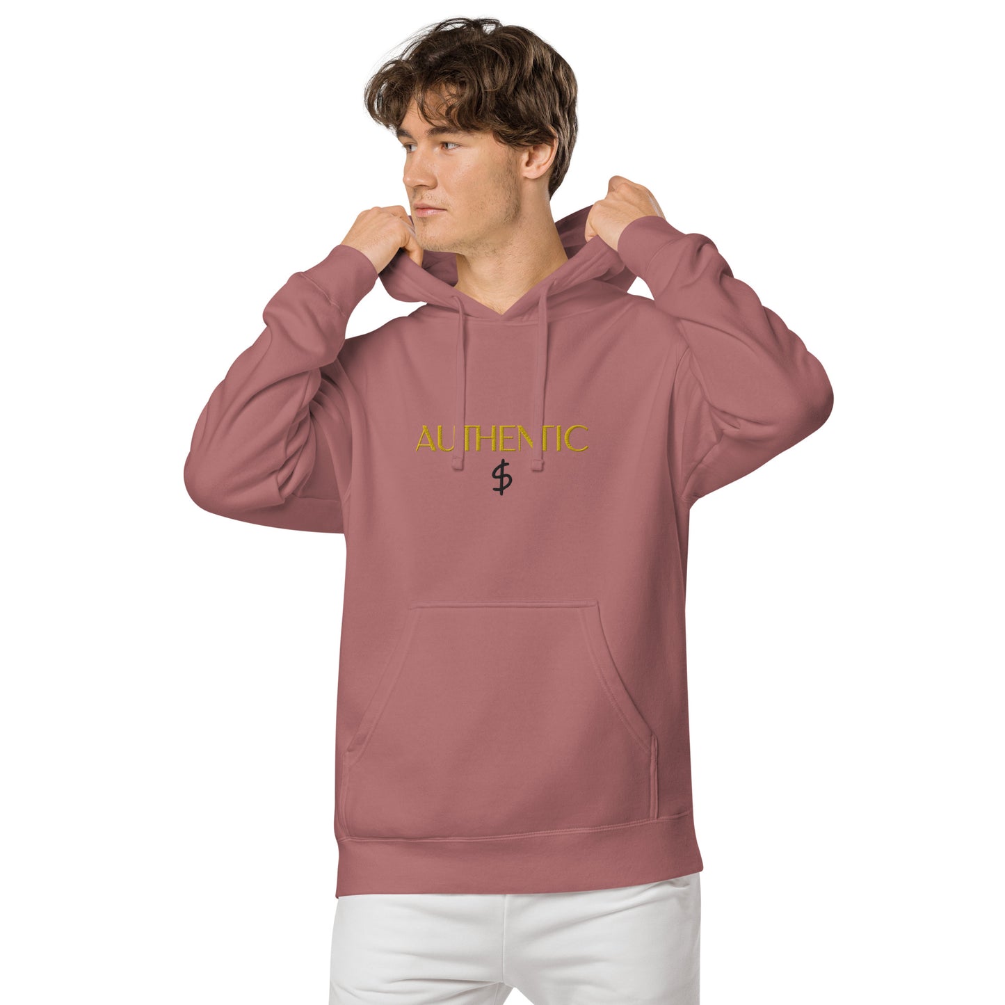 Authentic Unisex Pigment-Dyed Hoodie