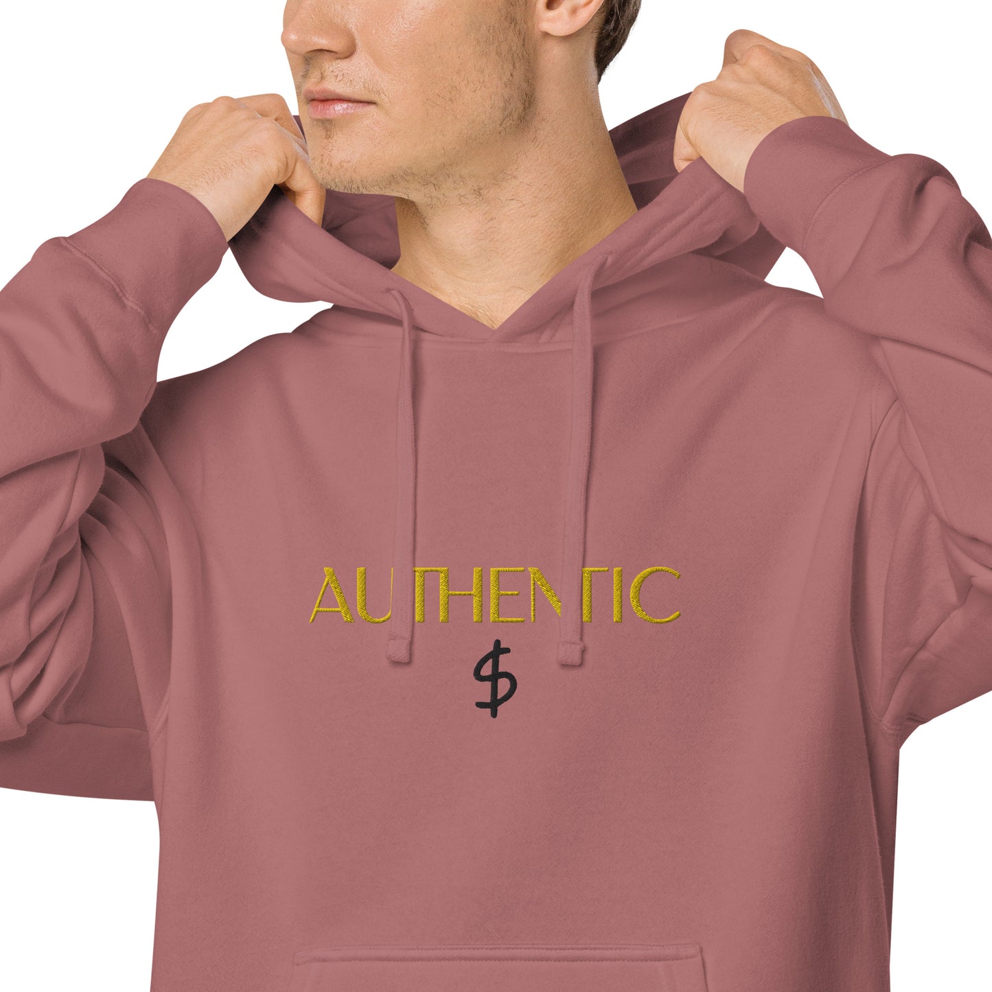 Authentic Unisex Pigment-Dyed Hoodie