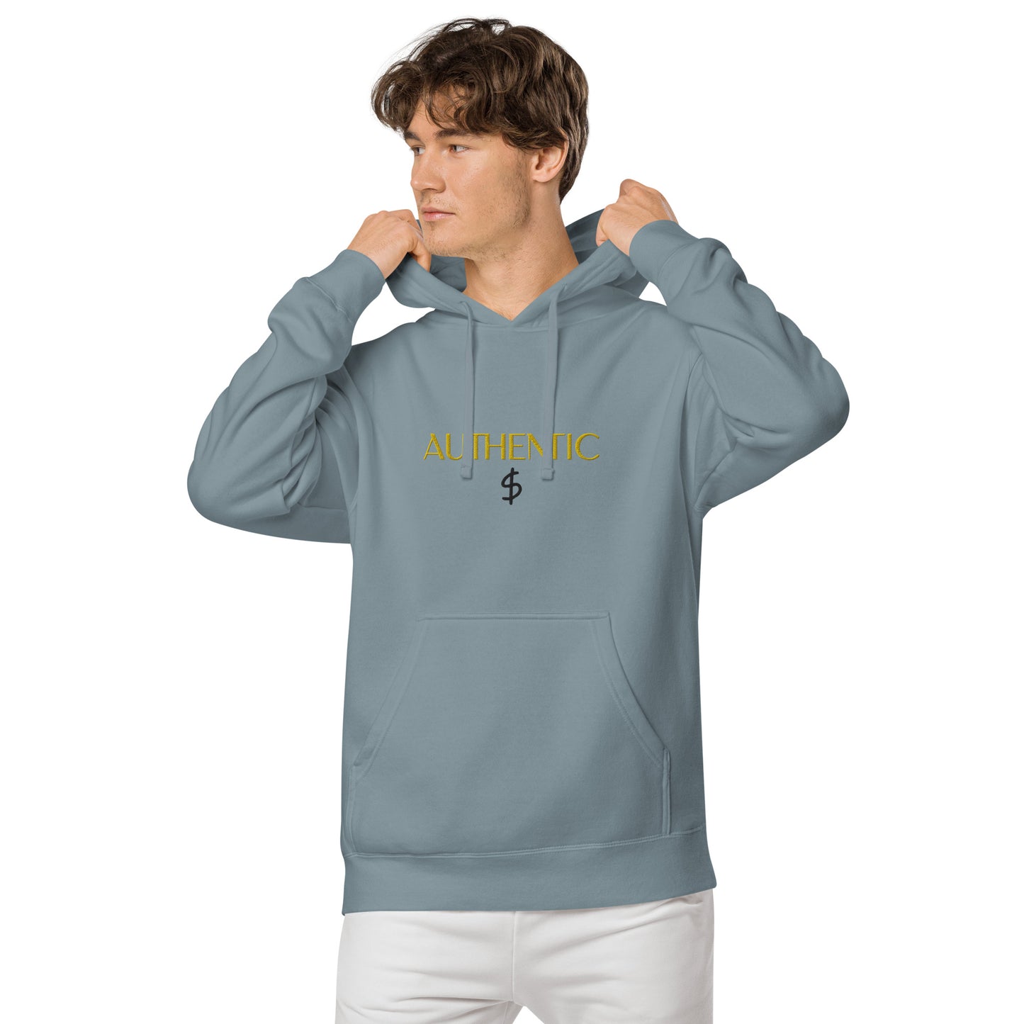 Authentic Unisex Pigment-Dyed Hoodie