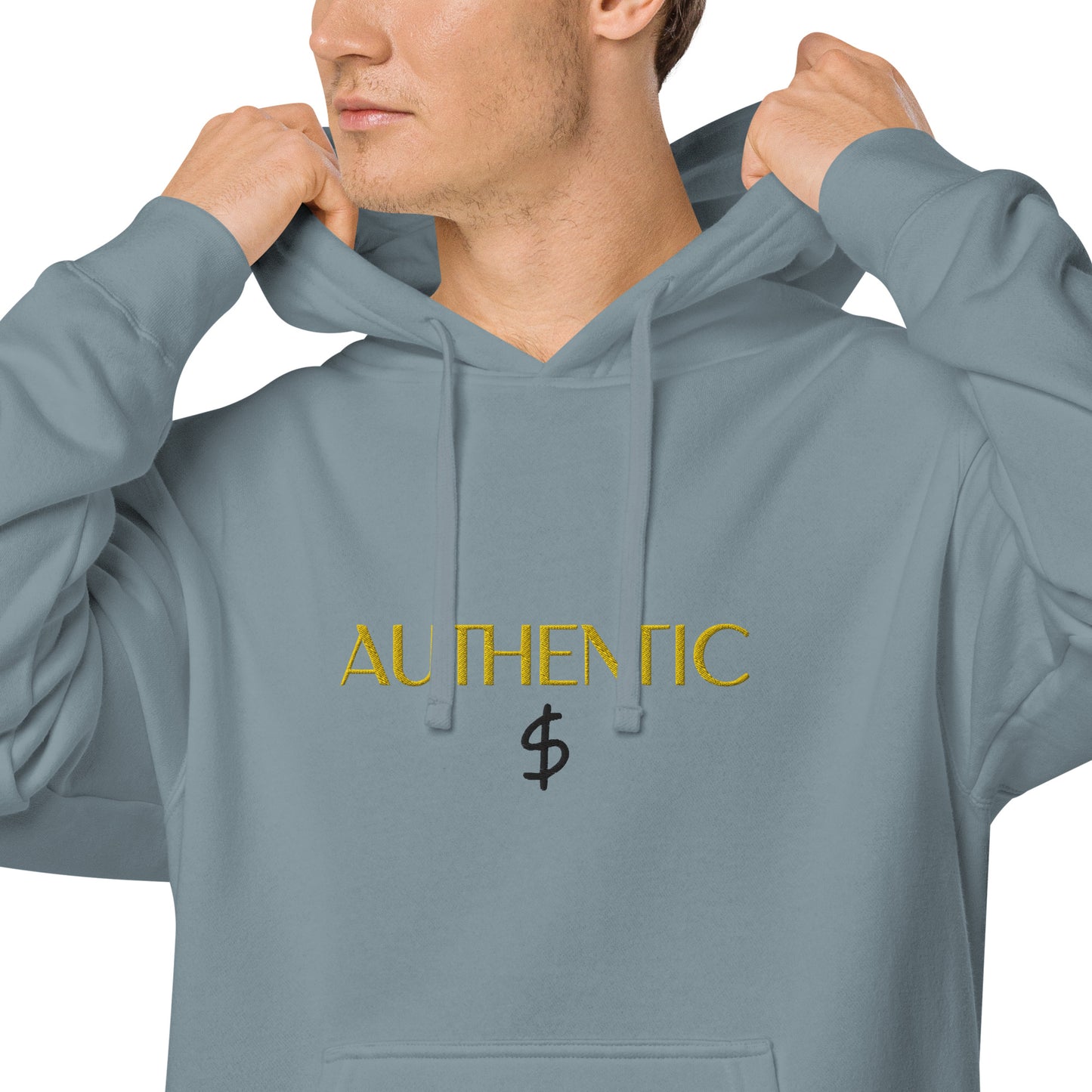 Authentic Unisex Pigment-Dyed Hoodie