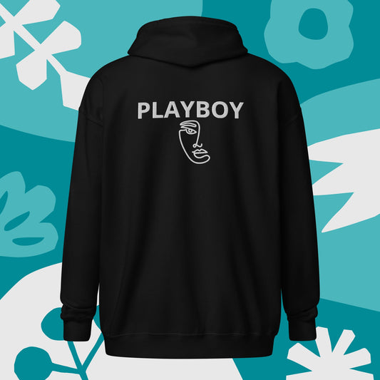 Unisex PLAYBOY Heavy Blend Zip Hoodie