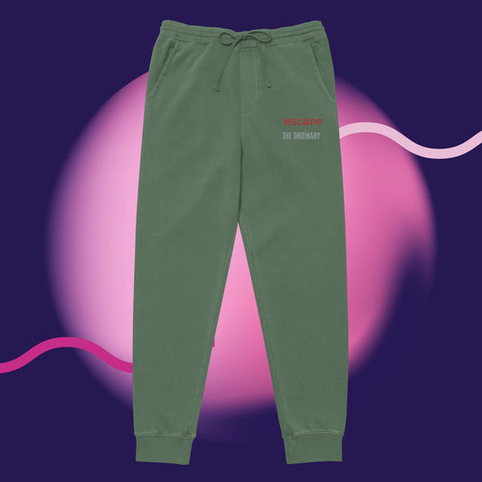 Escape the Ordinary Unisex Pigment-Dyed Sweatpants