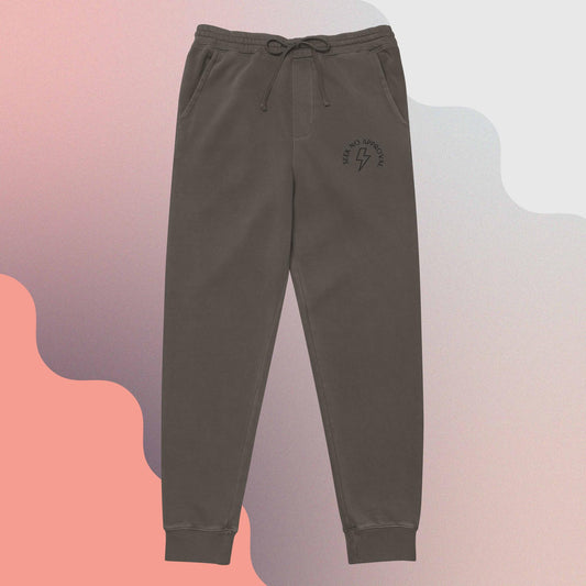 Seek No Approval Unisex Pigment-Dyed Sweatpants