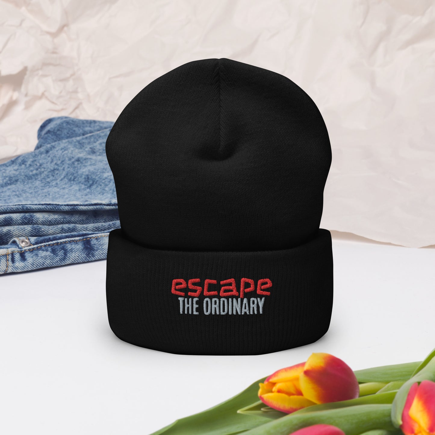 Escape The Ordinary Cuffed Beanie
