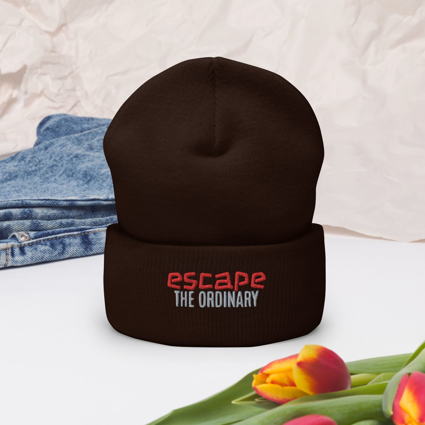 Escape The Ordinary Cuffed Beanie