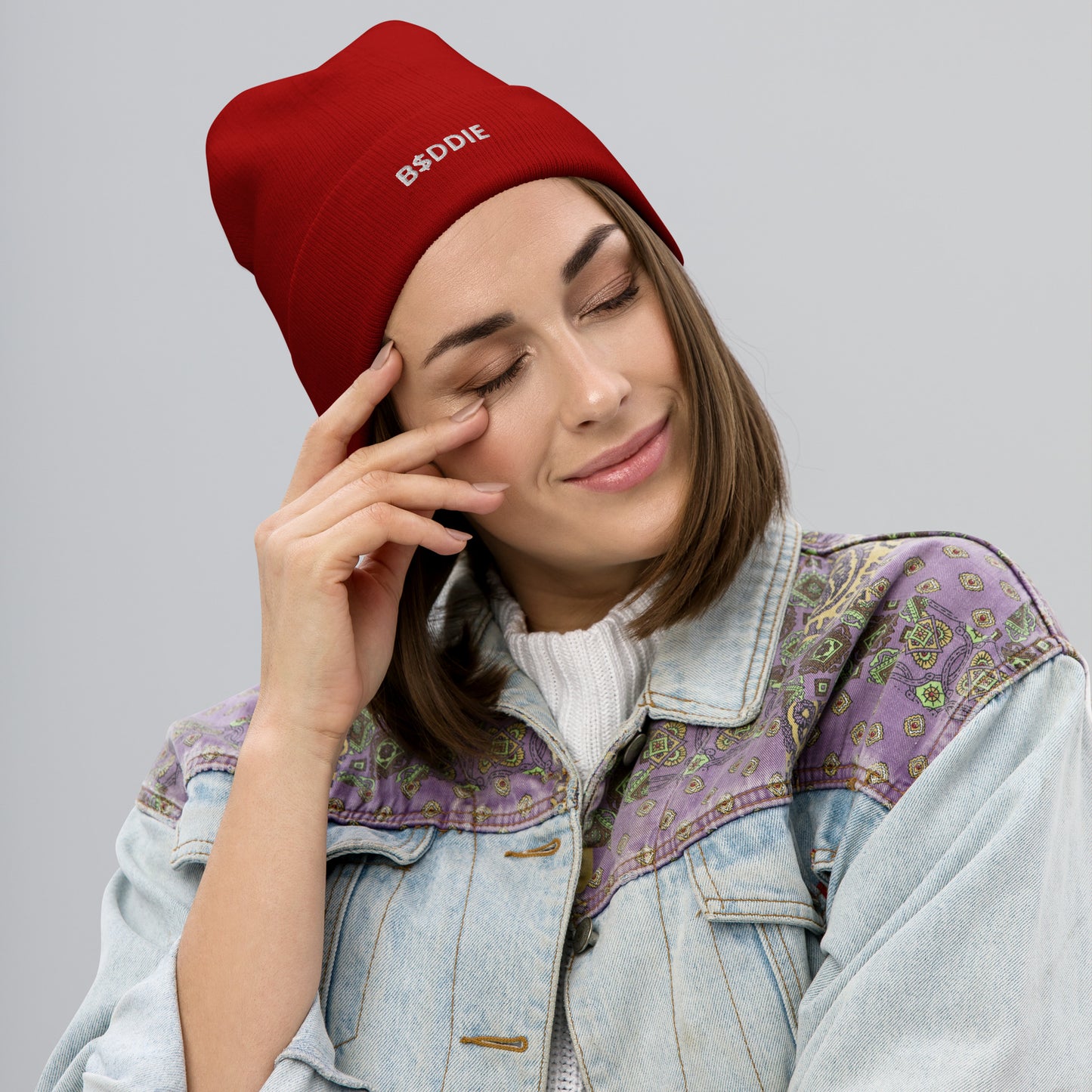 B$DDIE (baddie) Embroidered Beanie
